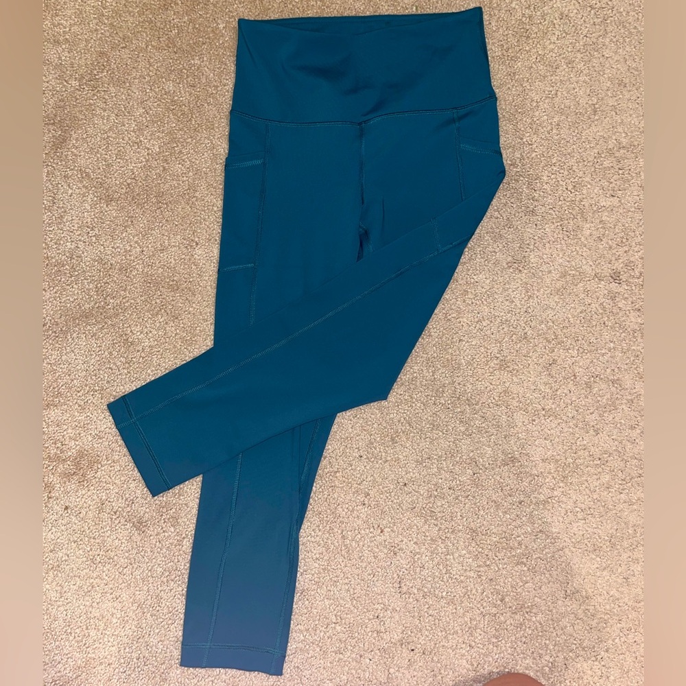 90 Degree by Reflex - Interlink High Waist 7/8 Ankle Leggings with Side Pockets